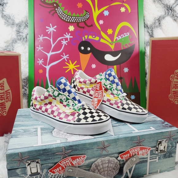 Vans Old Skool Glitter Check - Picture 3 of 15